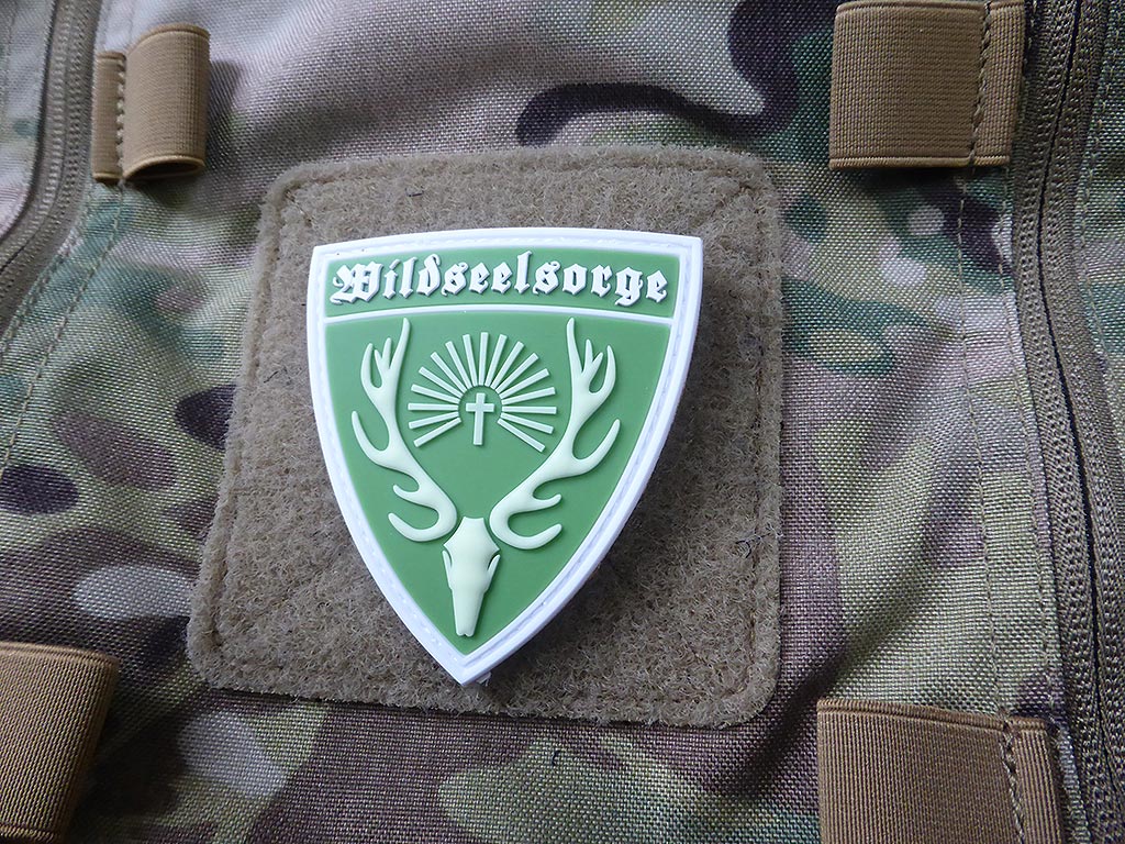 Wildseelsorge Patch, gid / 3D Rubber Patch
