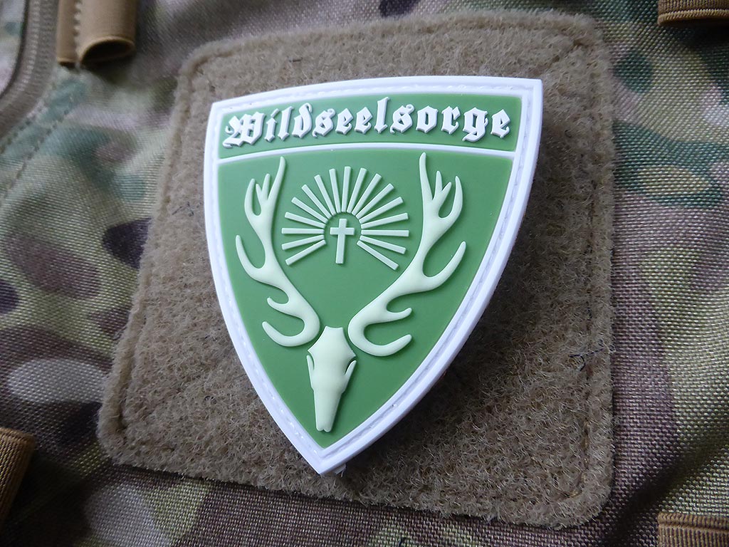 Wildseelsorge Patch, gid / 3D Rubber Patch