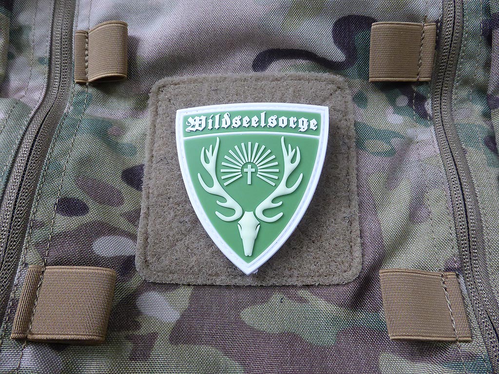 Wildseelsorge Patch, gid / 3D Rubber Patch