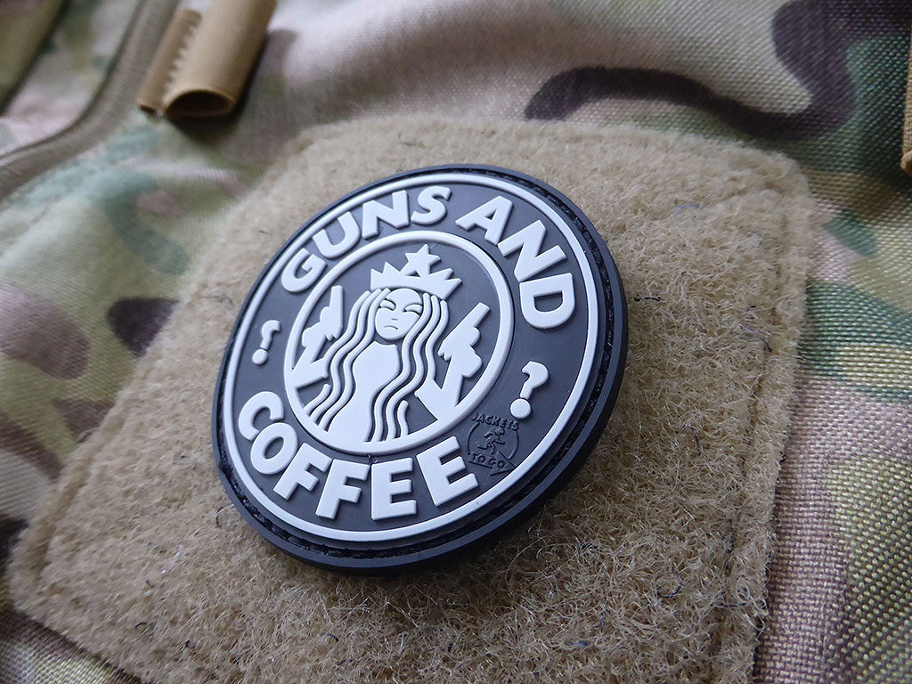 Guns and Coffee Patch, swat / 3D Rubber patch