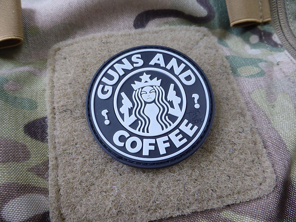 Guns and Coffee Patch, swat / 3D Rubber patch