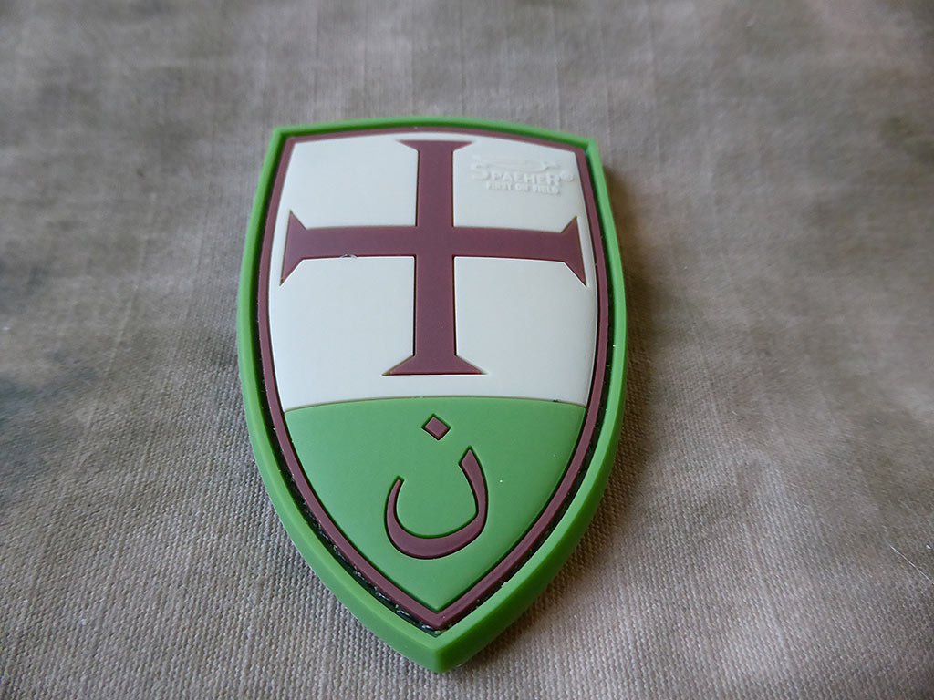 Crusader Shield Patch, multicam / 3D Rubber Patch