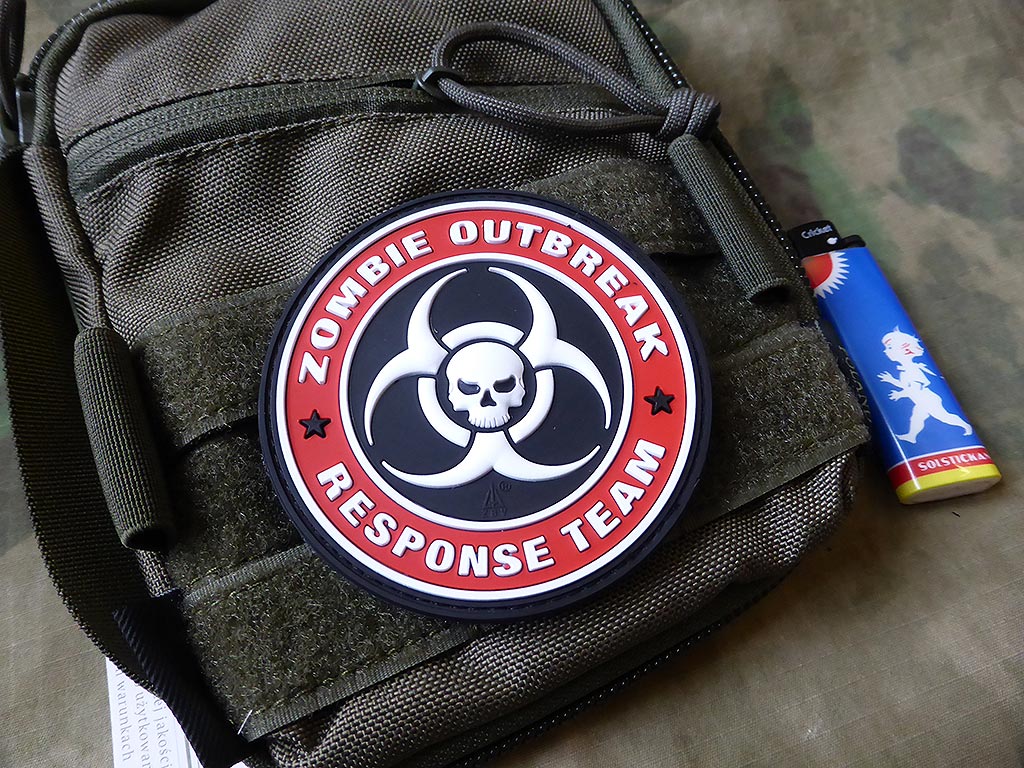 Zombie Outbreak Response Team Patch, fullcolor / 3D Rubber patch - Patch Snatched