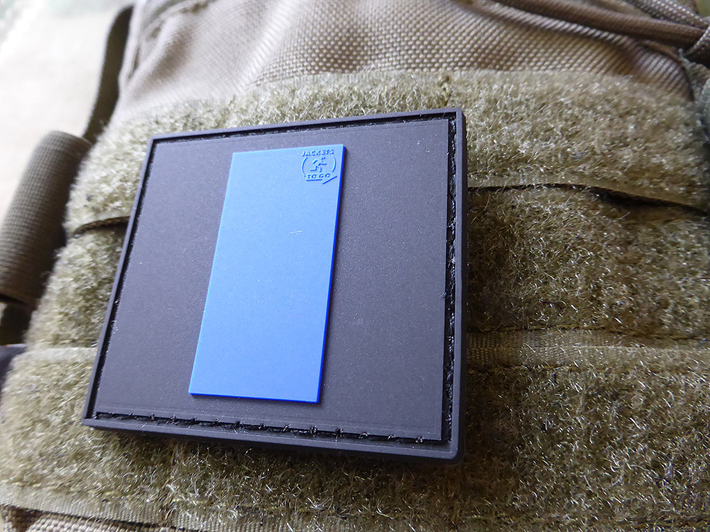 Hundertschaftsführer Patch, ReflexBlue, 3D Rubber Patch - Patch Snatched