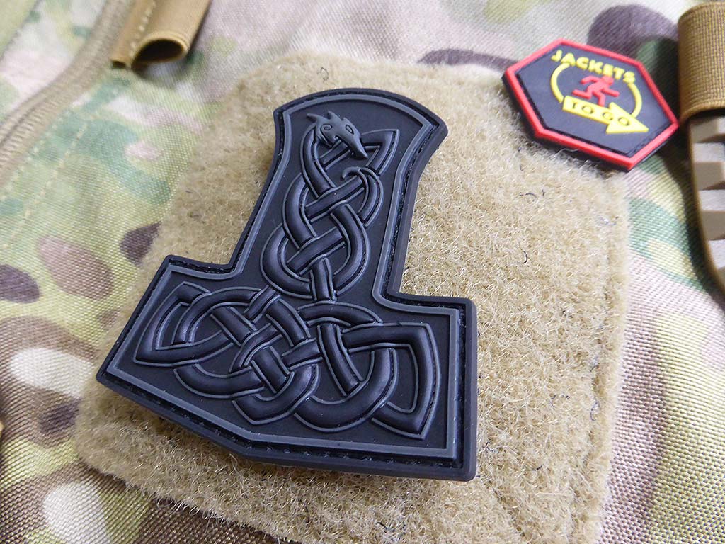 Dragon Thors Hammer Patch, Blackops / 3D Rubber Patch