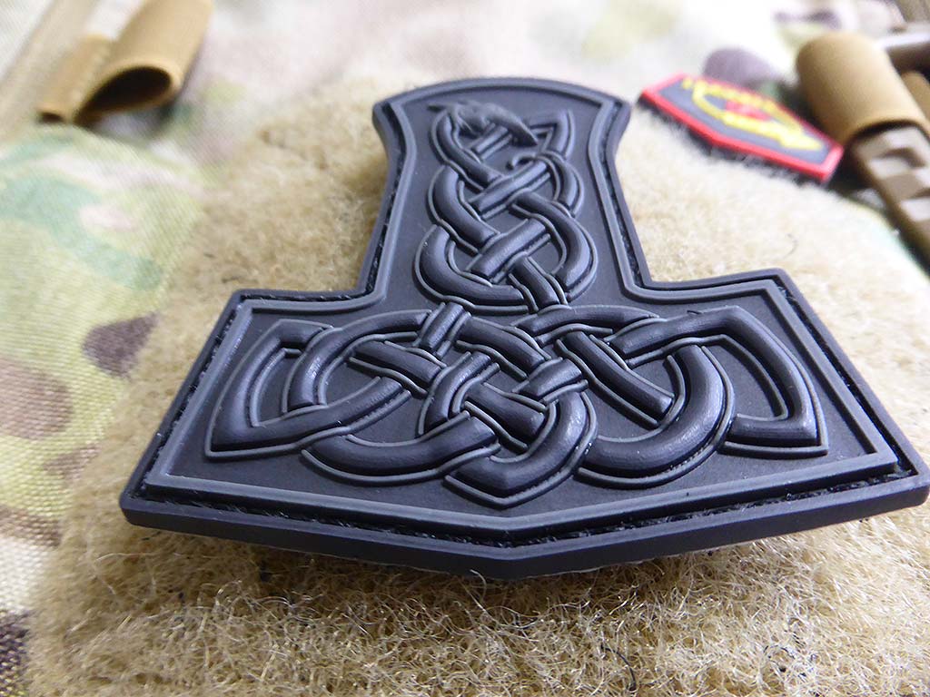 Dragon Thors Hammer Patch, Blackops / 3D Rubber Patch