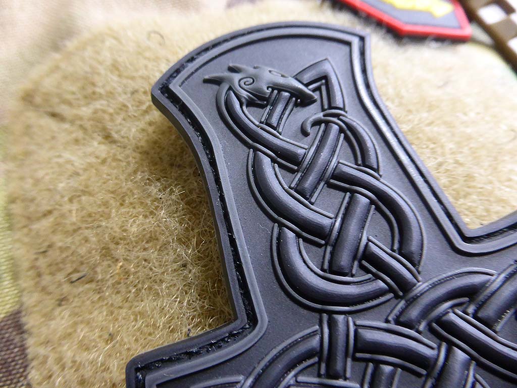 Dragon Thors Hammer Patch, Blackops / 3D Rubber Patch