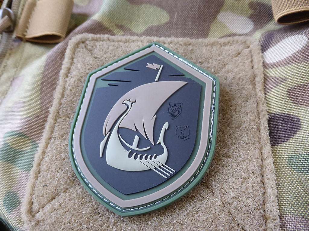 DRAGONSHIP AT NIGHT Patch, dark-mc / 3D Rubber Patch
