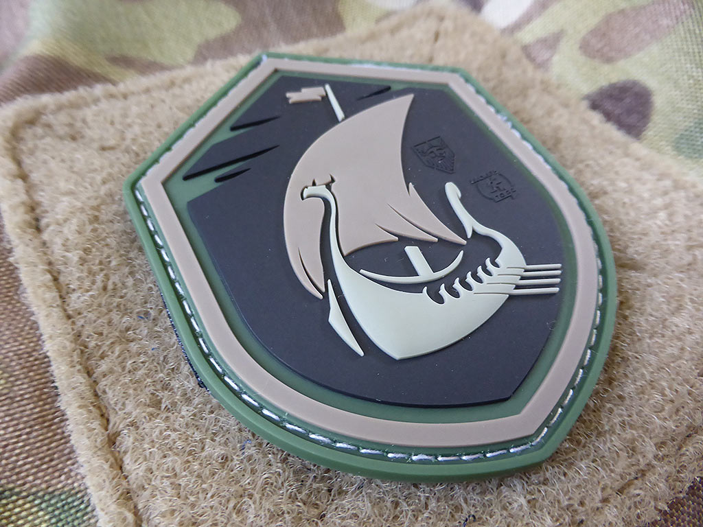 DRAGONSHIP AT NIGHT Patch, dark-mc / 3D Rubber Patch