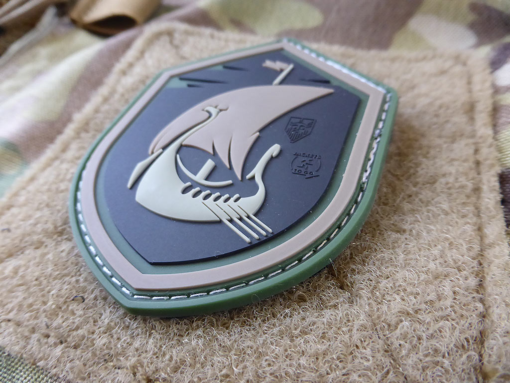 DRAGONSHIP AT NIGHT Patch, dark-mc / 3D Rubber Patch