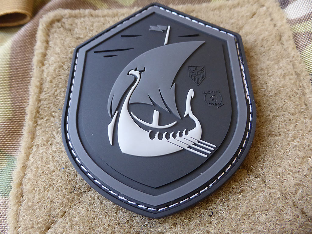 DRAGONSHIP AT NIGHT Patch, blackops / 3D Rubber Patch - Patch Snatched