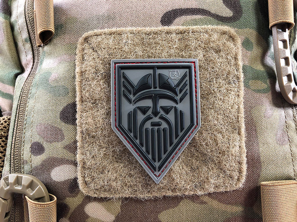 ODIN Patch, steingrau-olive / 3D Rubber Patch