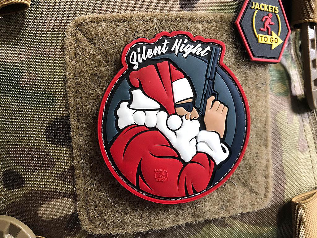 SILENT NIGHT OPERATOR Patch, Special Edition / 3D Rubber Patch - Patch Snatched