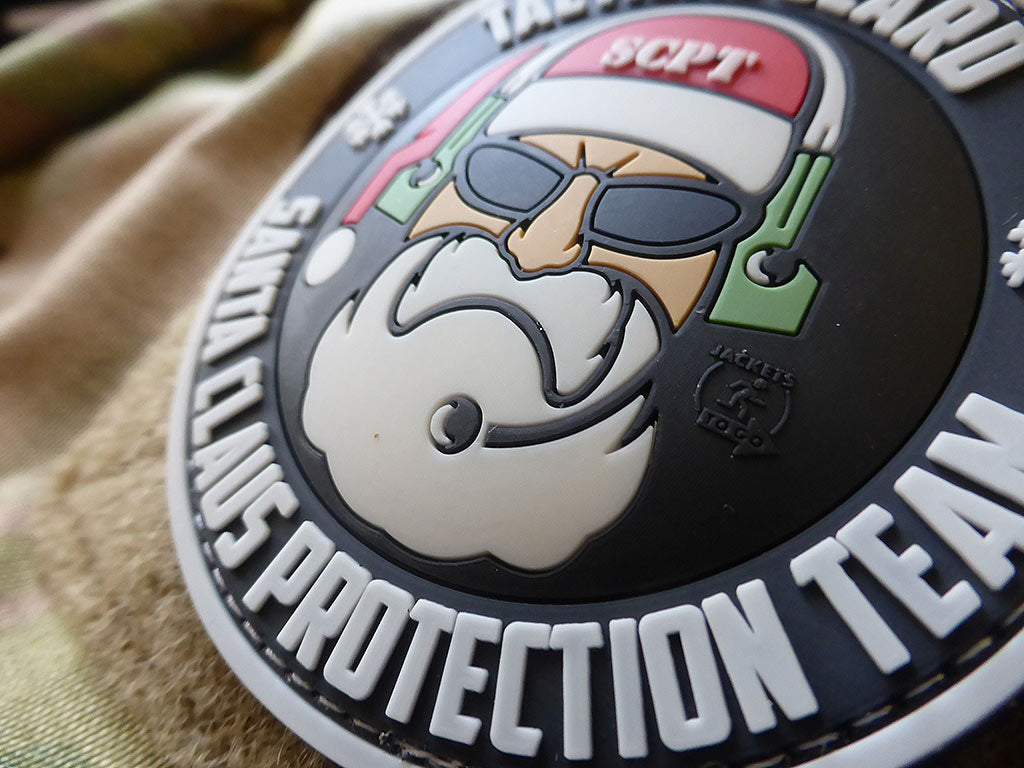 TACTICAL BEARD SANTA CLAUS PROTECTION TEAM Patch, Special Edition / 3D Rubber Patch - Patch Snatched