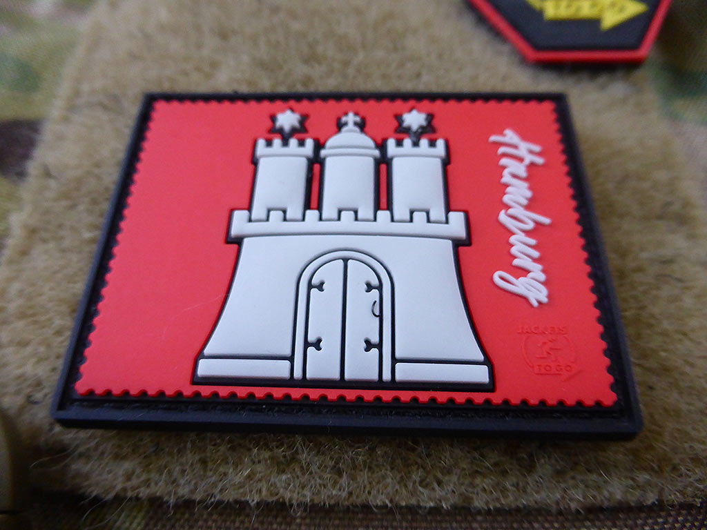 HAMBURG Stamp Collection Patch / 3D Rubber Patch