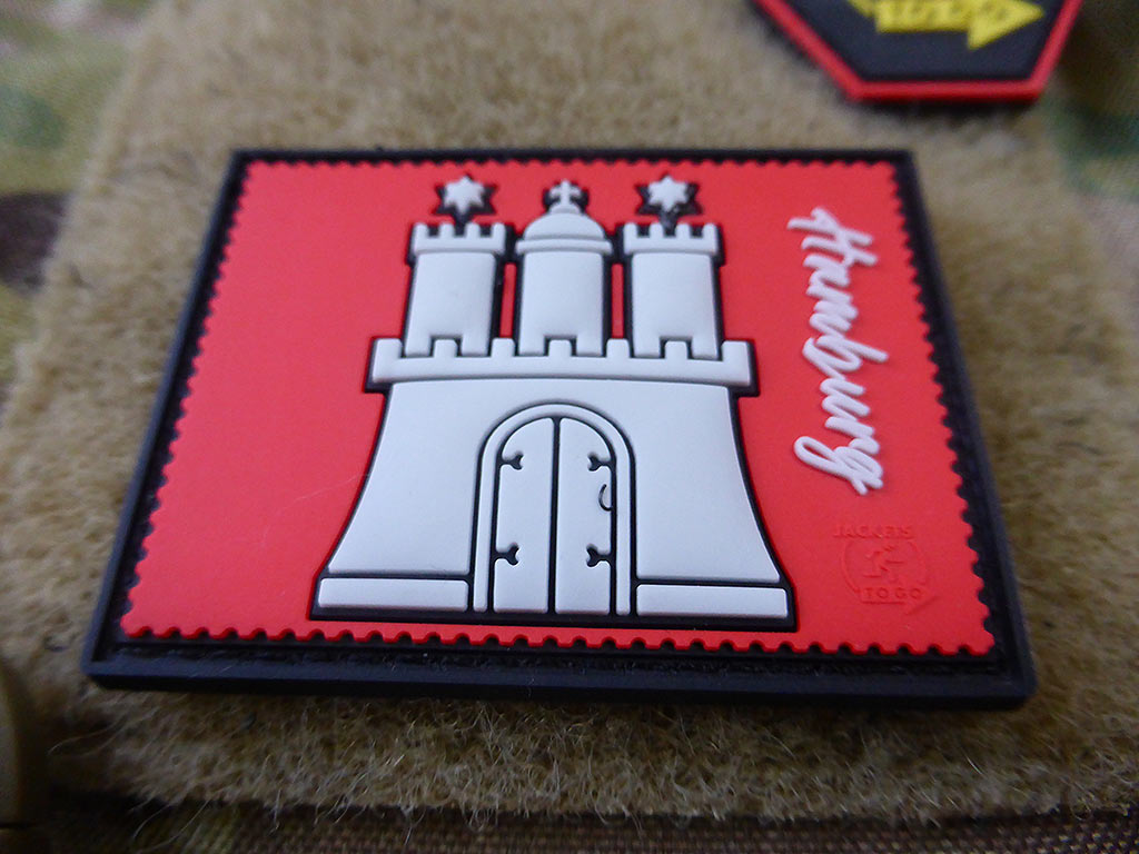 Hamburger Stempelsammlungs-Patch / 3D-Rubber-Patch