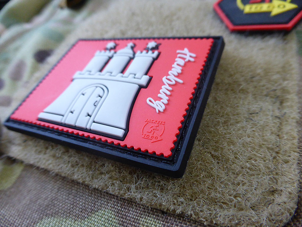 Hamburger Stempelsammlungs-Patch / 3D-Rubber-Patch