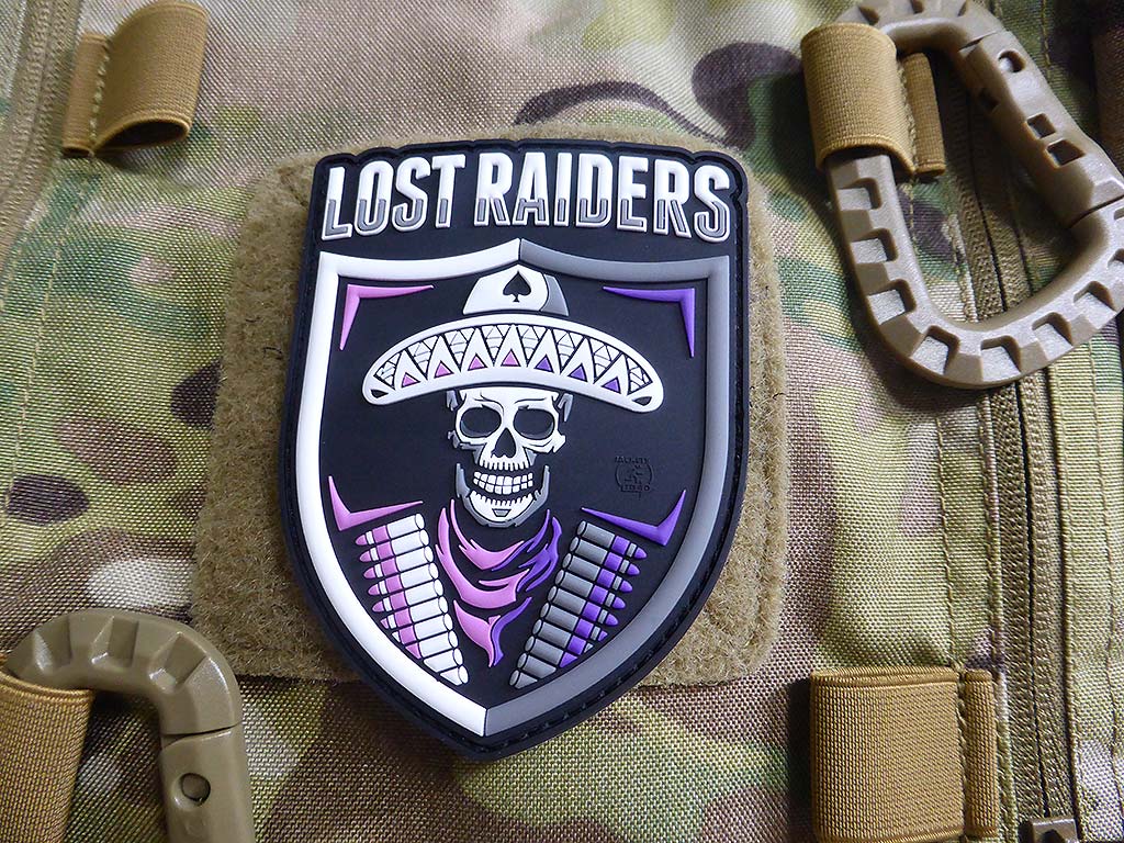 LOST RAIDERS Patch, fullcolor / 3D Rubber Patch - Patch Snatched