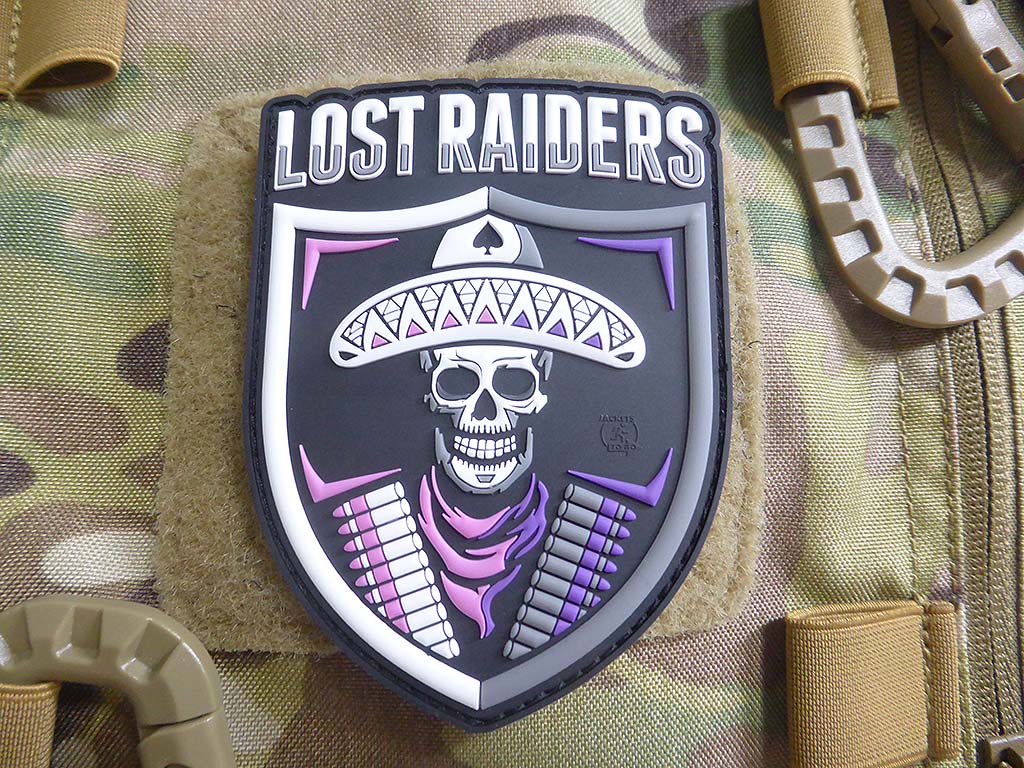 LOST RAIDERS Patch, fullcolor / 3D Rubber Patch - Patch Snatched