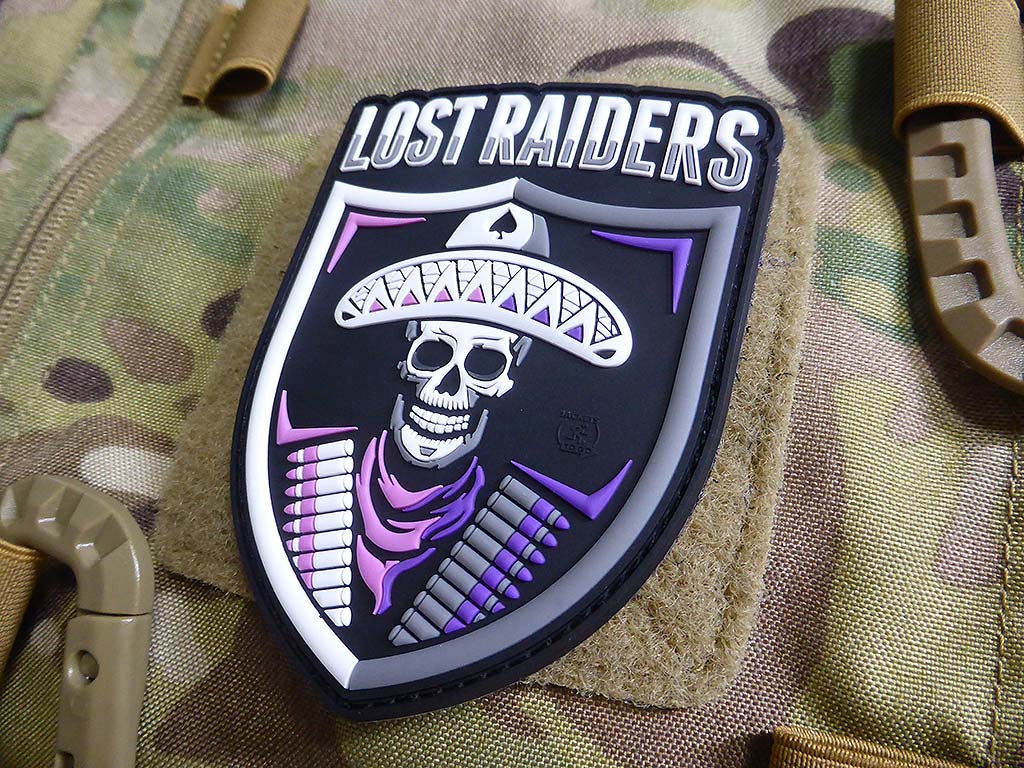 LOST RAIDERS Patch, fullcolor / 3D Rubber Patch - Patch Snatched