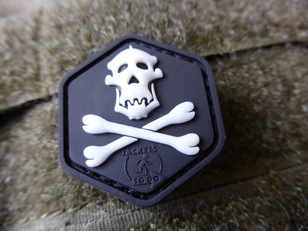 Gorilla Hunter Skull cat eye Patch / 3D Rubber Patch