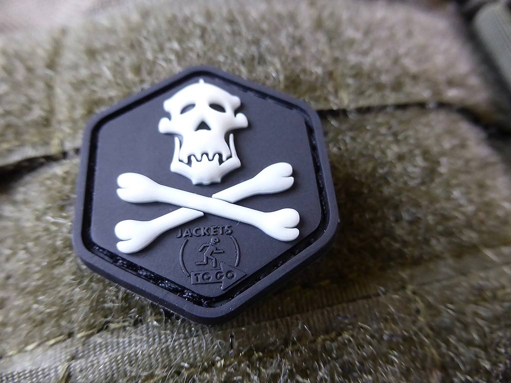 Gorilla Hunter Skull cat eye Patch / 3D Rubber Patch