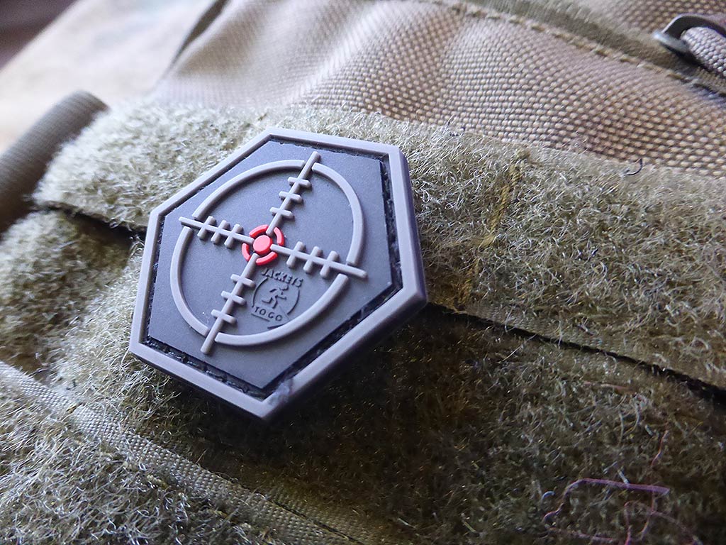 SNIPER Scope, Hexagon Patch, swat  / 3D Rubber Patch, HexPatch - Patch Snatched