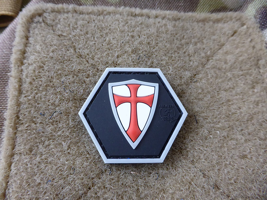 Patch hexagone RECTE FACIENDO SHIELD / Patch en caoutchouc 3D, HexPatch