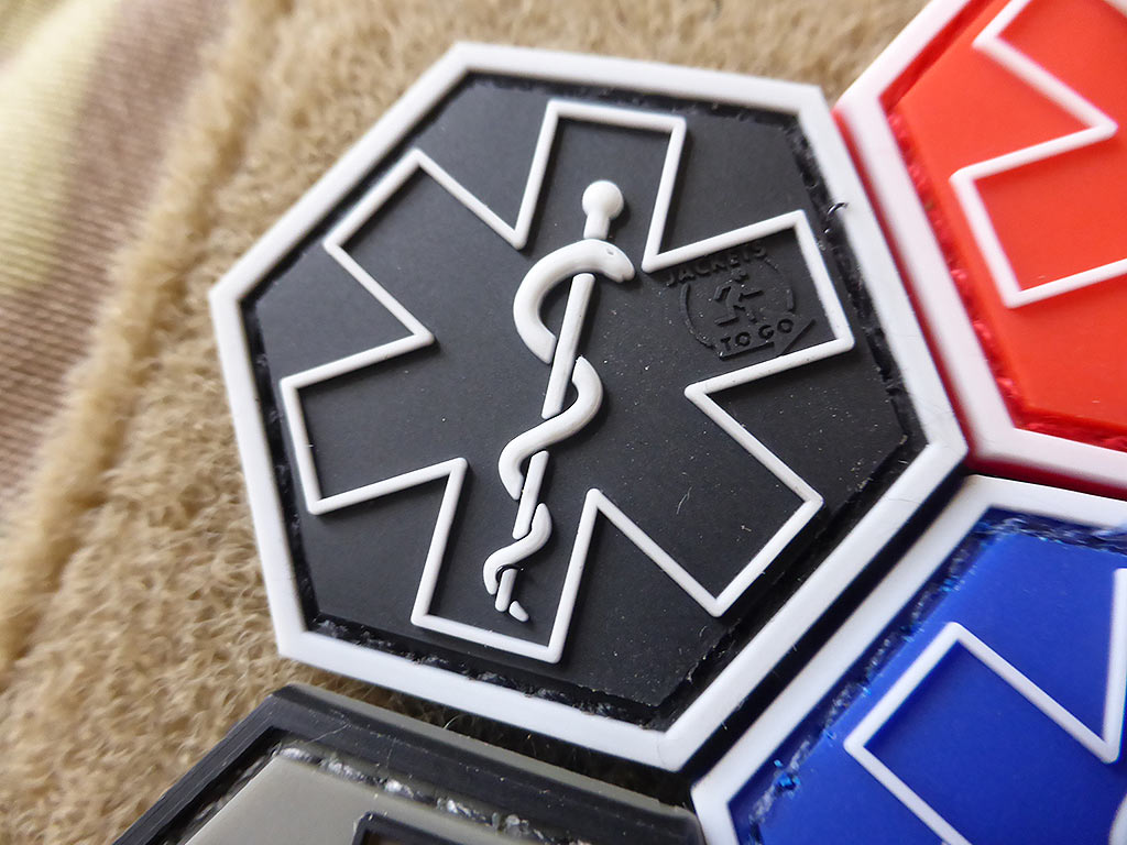 PARAMEDIC, swat Hexagon Patch  / 3D Rubber Patch, HexPatch