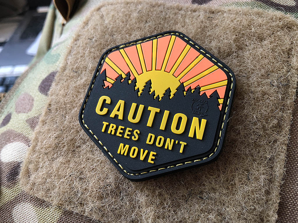 Trees Don´t Move Patch, 3D Rubber Patch