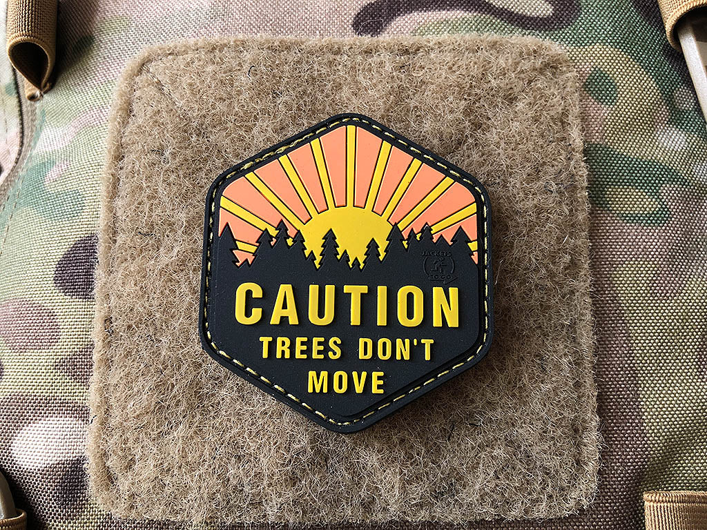 Trees Don´t Move Patch, 3D Rubber Patch