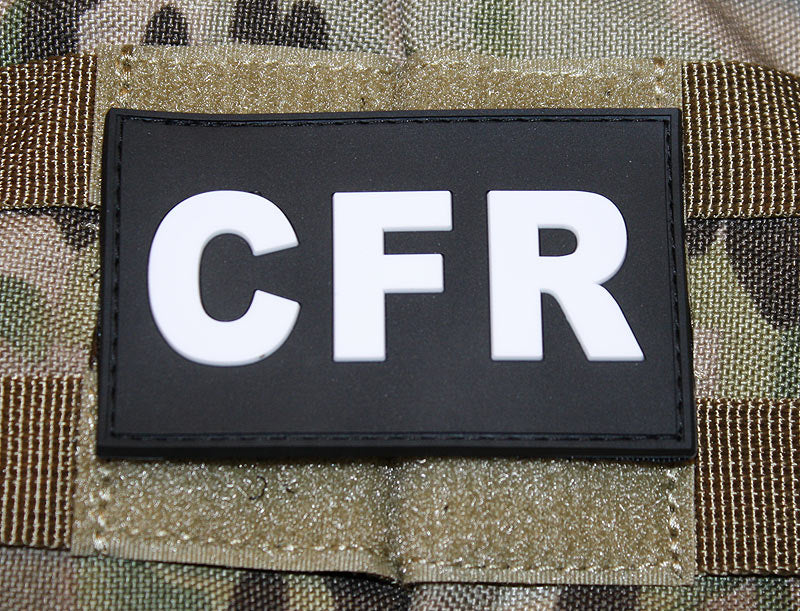 CFR - Combat First Responder - Patch, swat / 3D Rubber Patch