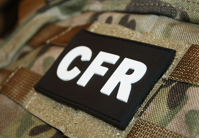 CFR - Combat First Responder - Patch, swat / 3D Rubber Patch
