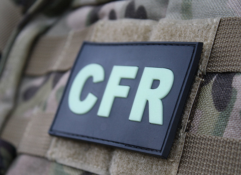 CFR - Combat First Responder - Patch, glow in the dark / 3D Rubber Patch - Patch Snatched