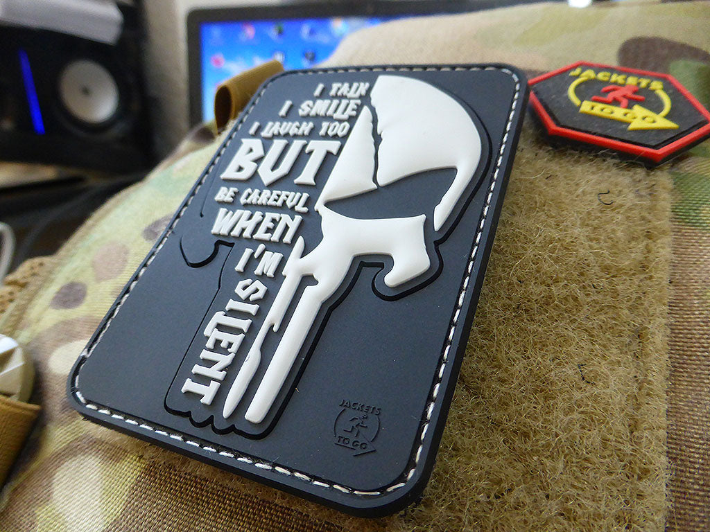 SILENT PUNISHER Patch, swat / 3D Rubber Patch