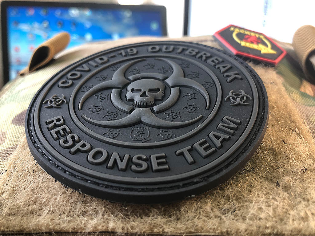 COVID 19 OUTBREAK RESPONSE TEAM Patch, blackops / 3D Rubber Patch - Patch Snatched