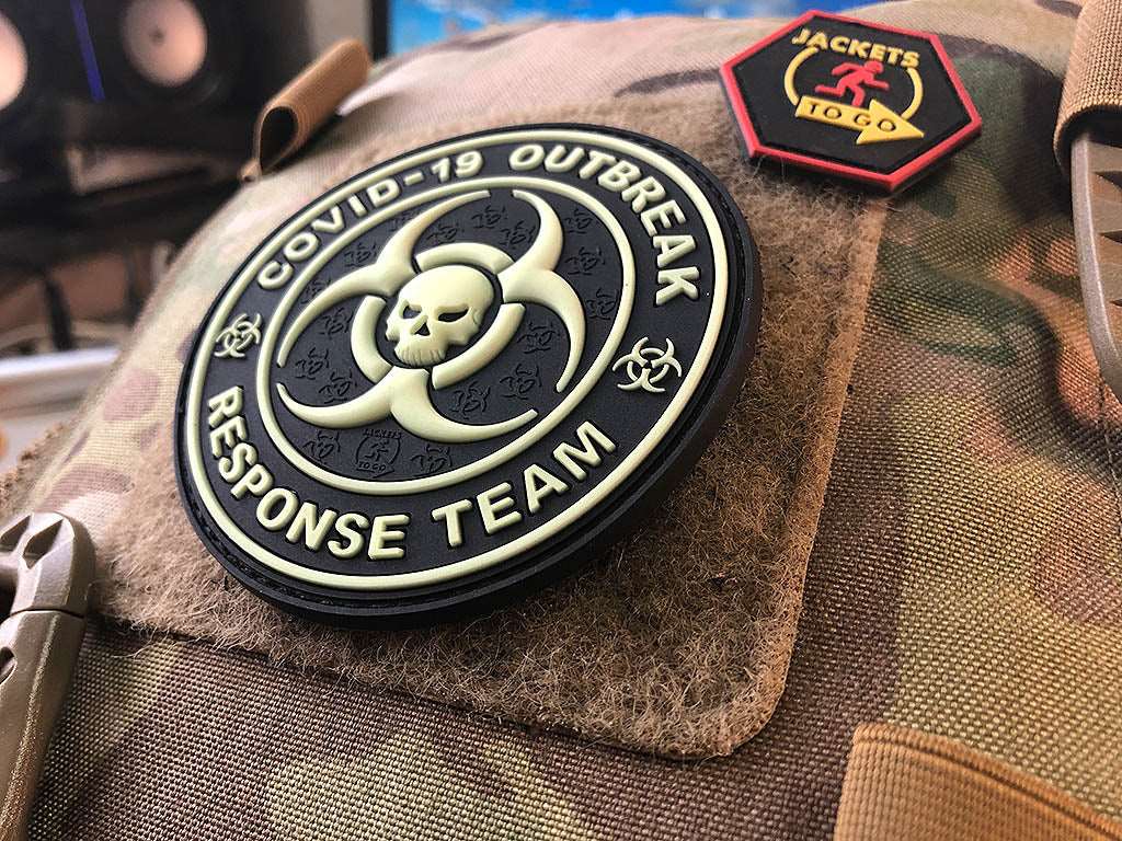 COVID 19 OUTBREAK RESPONSE TEAM Patch, gid / 3D Rubber Patch