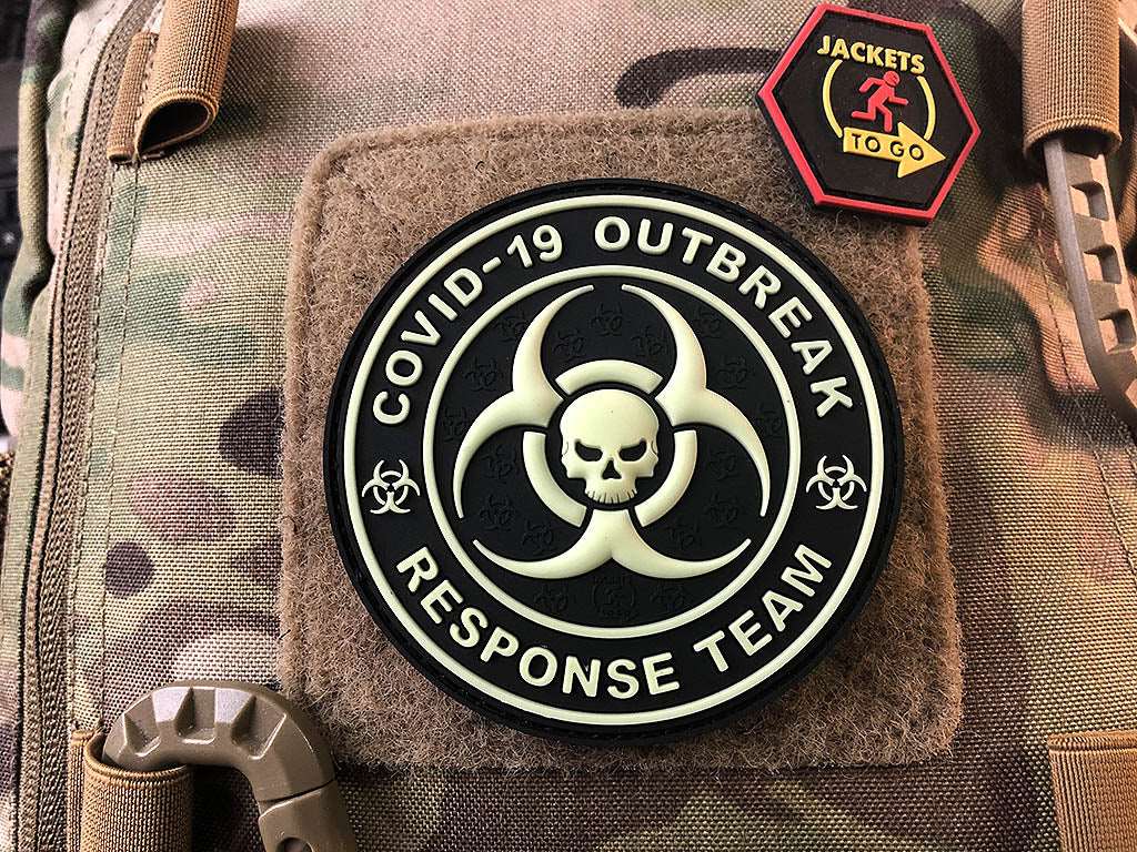 COVID 19 OUTBREAK RESPONSE TEAM Patch, gid / 3D Rubber Patch