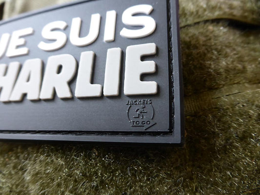 Je Suis Charlie Patch / 3D-Rubberpatch