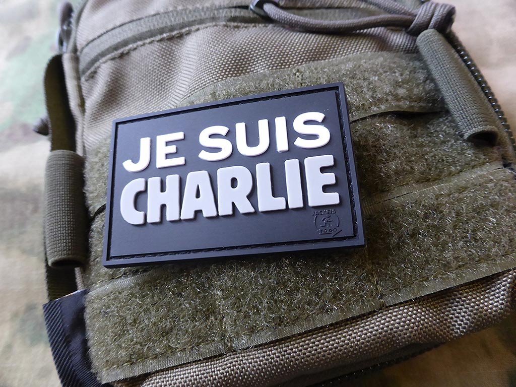 Je Suis Charlie Patch / 3D Rubber patch - Patch Snatched