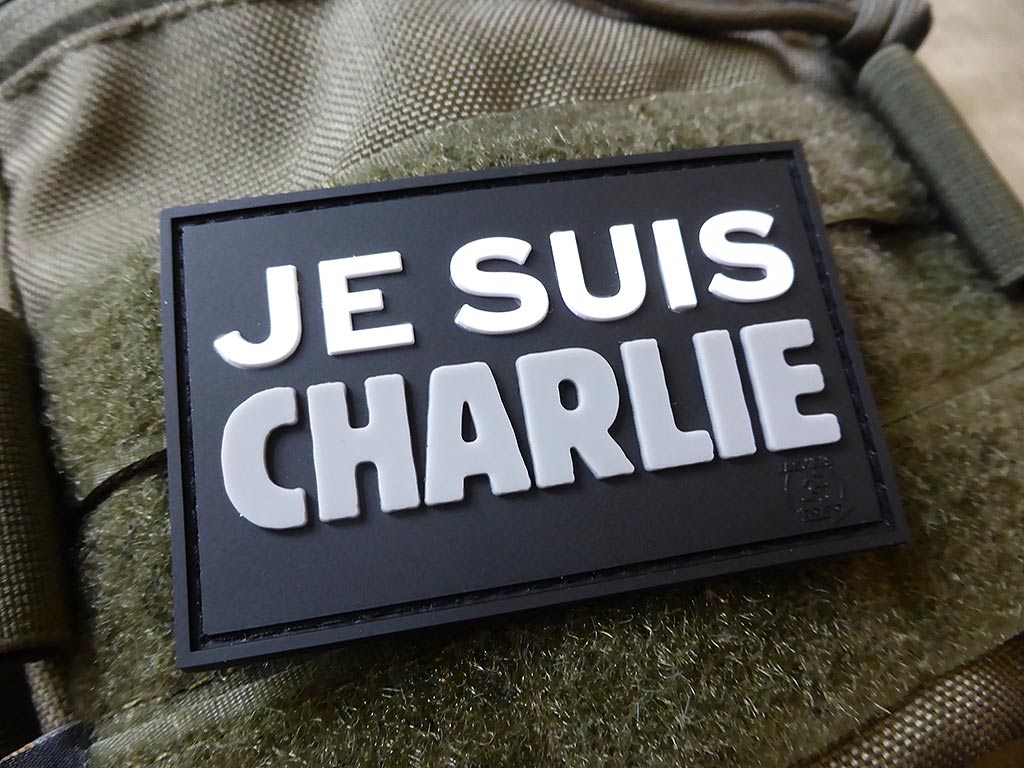 Je Suis Charlie Patch / 3D-Rubberpatch