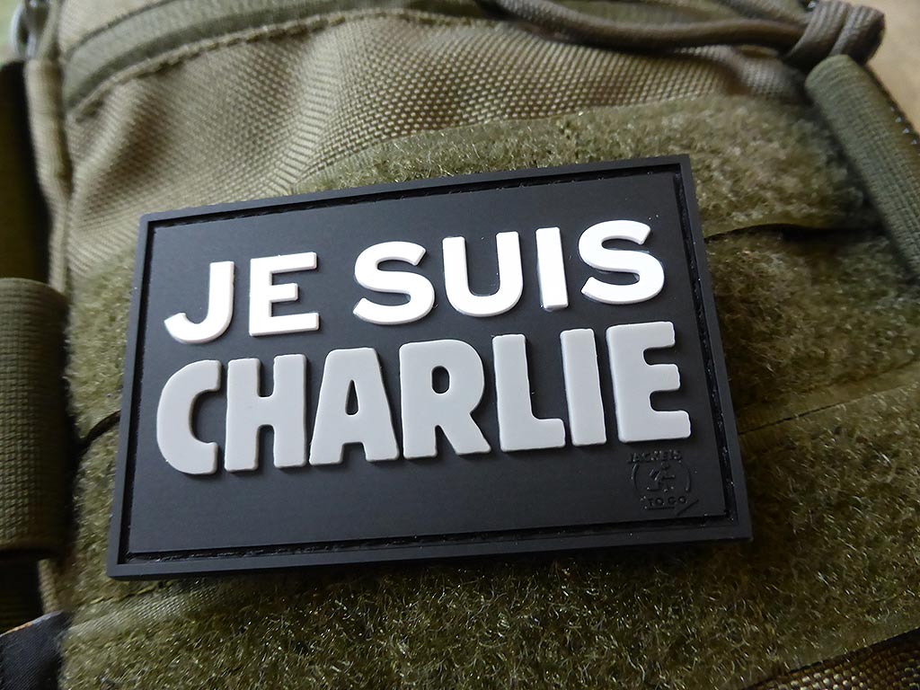 Je Suis Charlie Patch / 3D-Rubberpatch