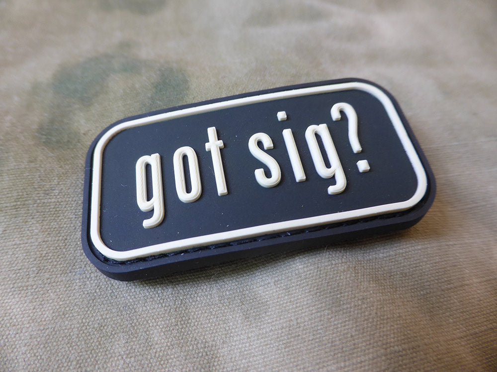 Got sig Patch / Patch en caoutchouc 3D