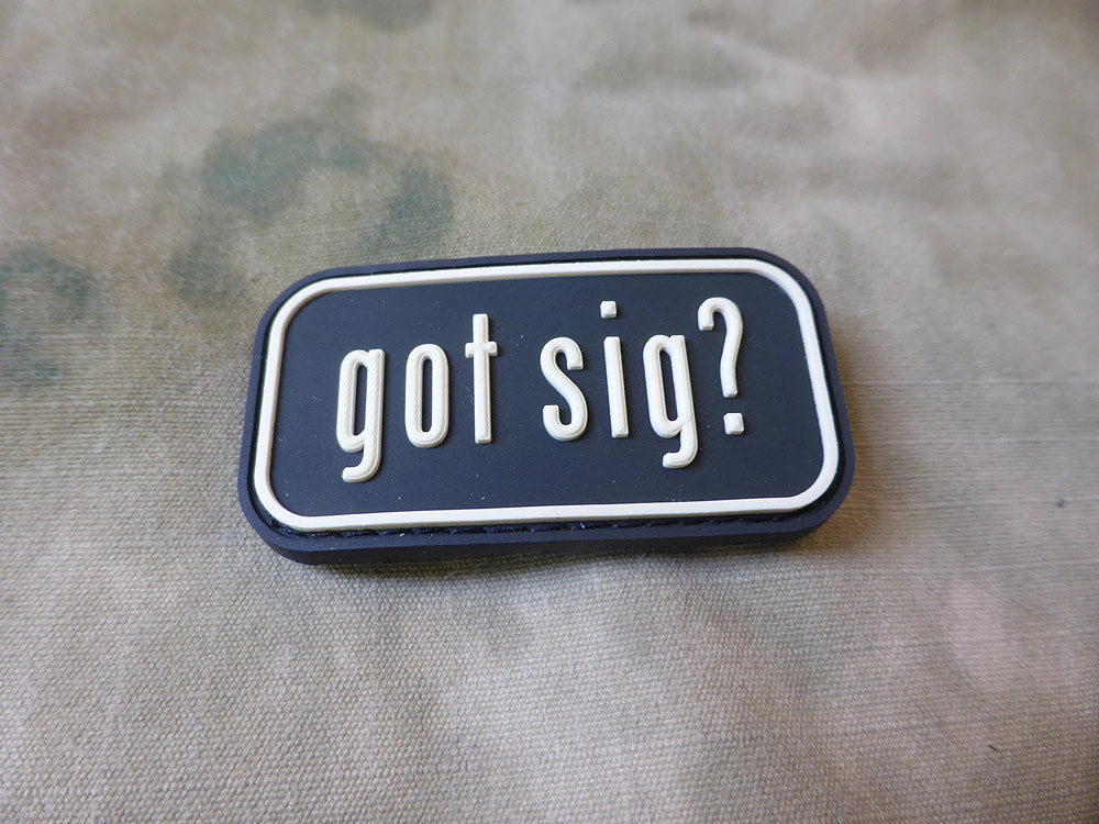 Got sig Patch / Patch en caoutchouc 3D