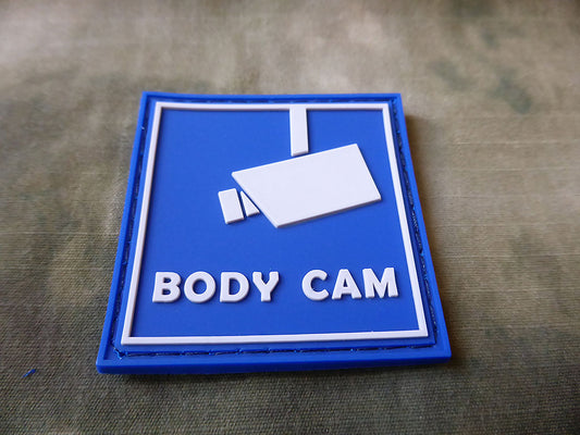 Écusson Body Cam, couleur / Écusson en caoutchouc 3D