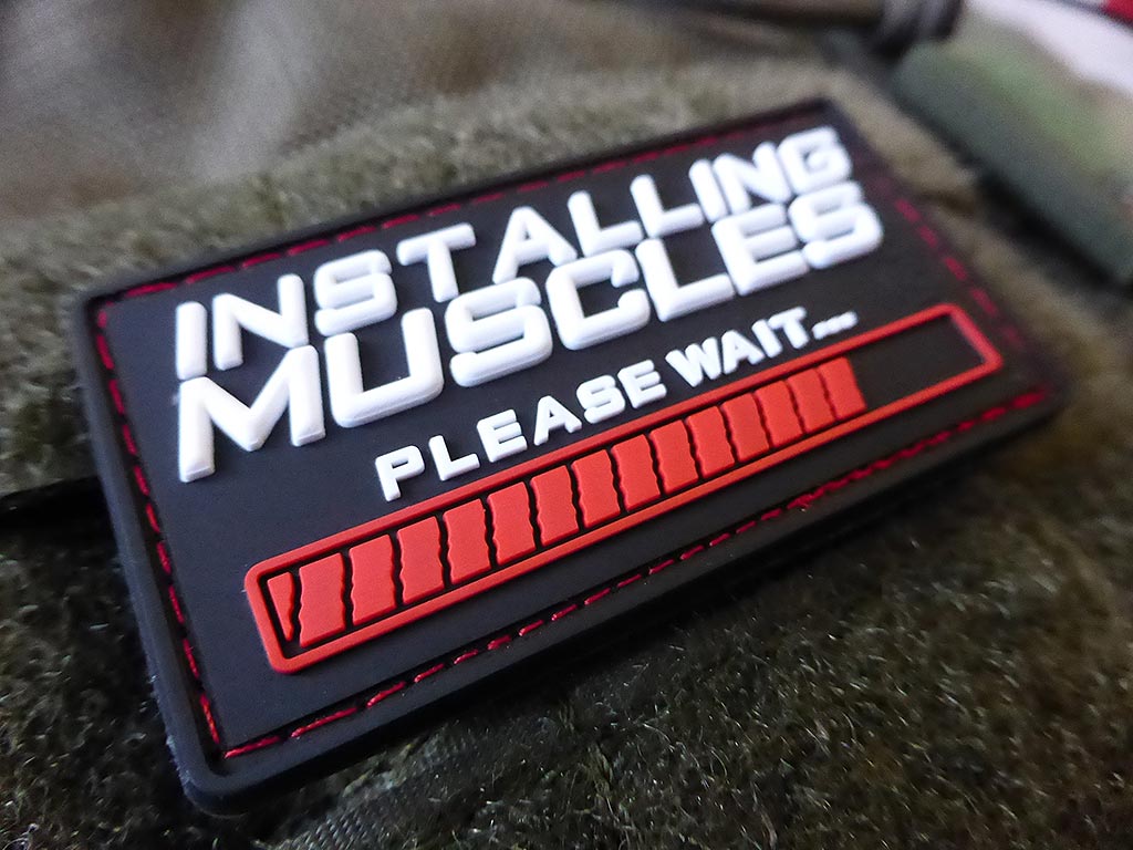 MUSCLES Patch, Fullcolor / 3D Rubber Patch