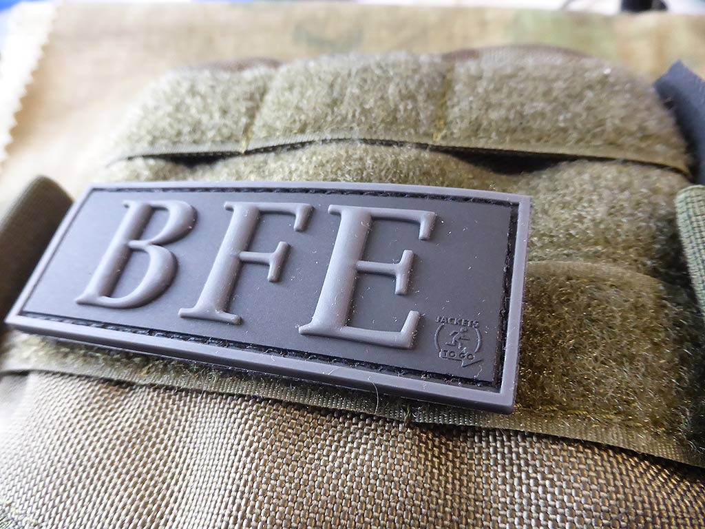 Funktionsabzeichen BFE / Beweis und Festnahme Einheit Patch, blackops / 3D Rubber patch