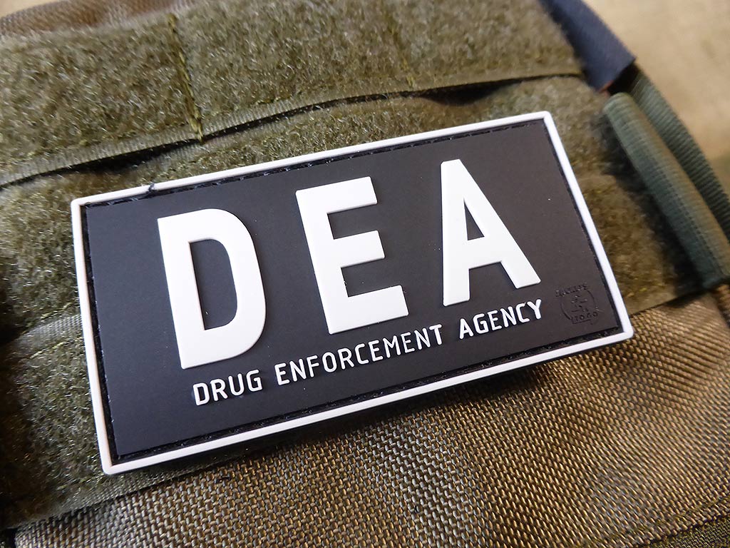 DEA / Drug Enforcement Agency Patch, swat / 3D Rubber Patch - Patch Snatched