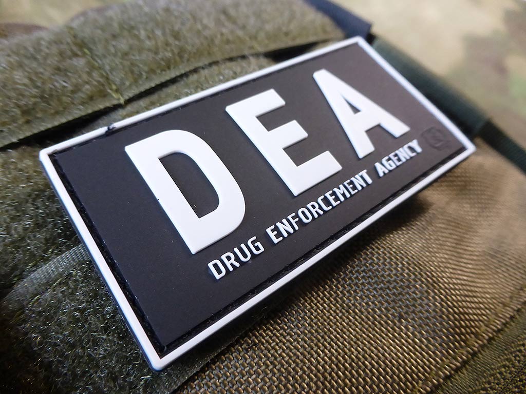 Patch DEA ​​/ Drug Enforcement Agency, swat / Patch en caoutchouc 3D