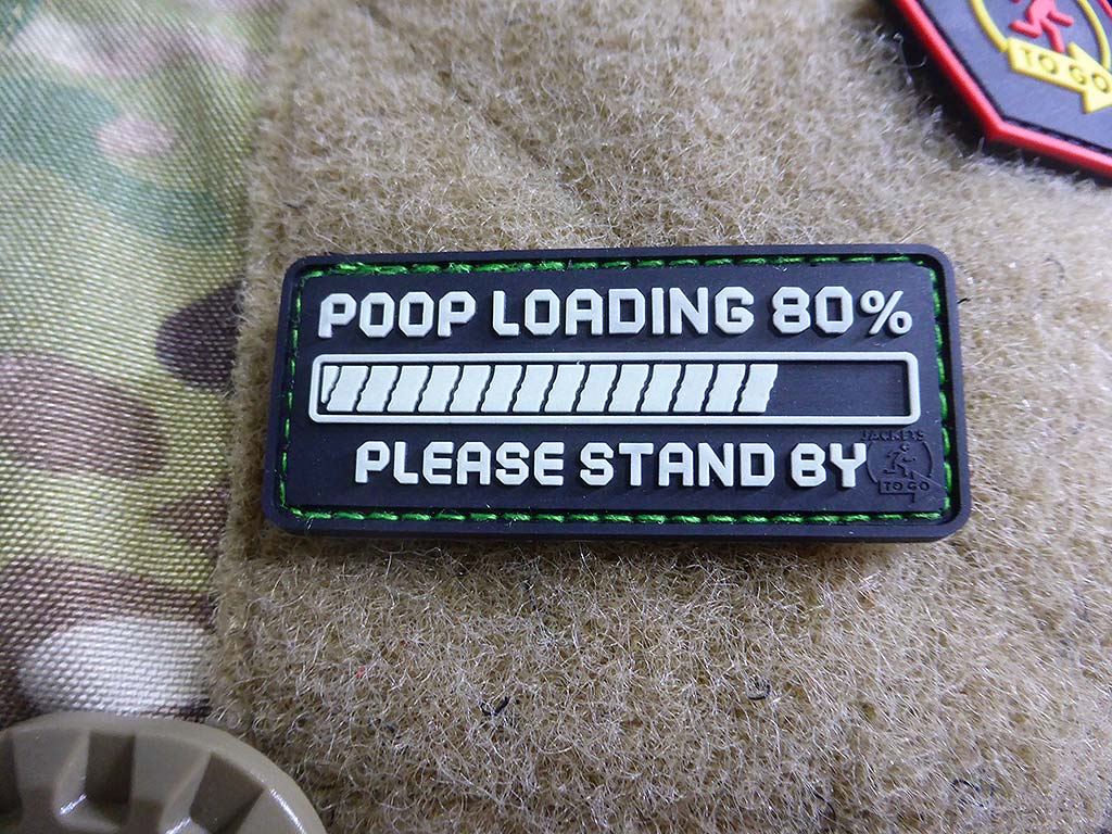 POOP LOADING Patch, gid / 3D Rubber Patch - Patch Snatched